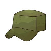 Illustration of army cap vector