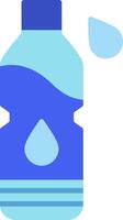 Water Bottle Flat Icon vector