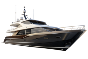 A luxury yacht is shown in this image png