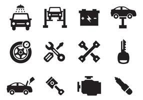 Gratis Auto Onderhoud Pictogrammen Vector