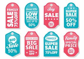 Gratis Modern Label Sale Vector