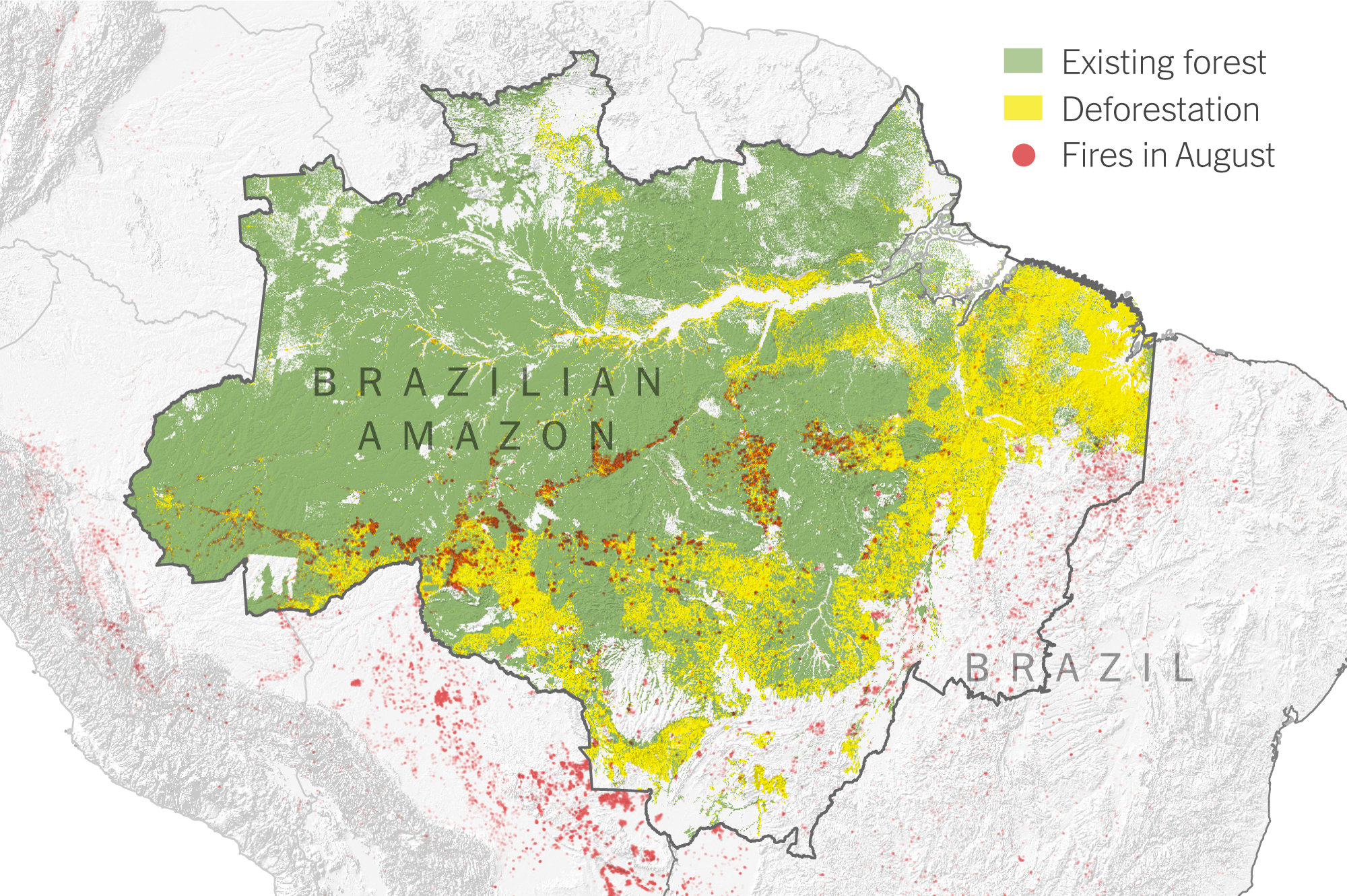 What Satellite Imagery Tells Us About The Amazon Rain Forest Fires The New York Times