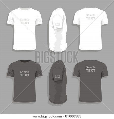 Men's t-shirt design template