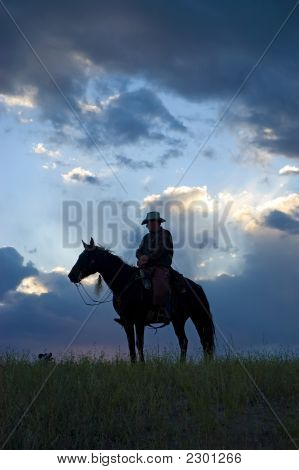 A lovaglás a cowboy