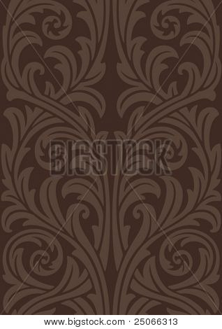 Seamless Damask Web Background