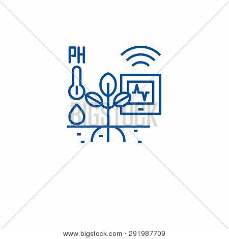 Horticulture Automation Line Icon Concept. Horticulture Automation Flat  Vector Symbol, Sign, Outlin