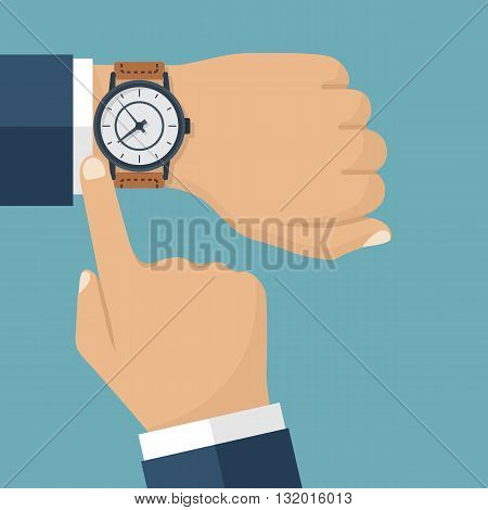 Wristwatch Hand Vector