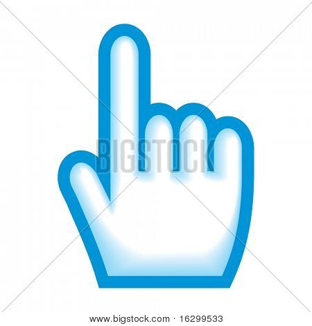 Hand cursor