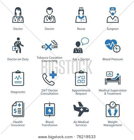 Medical & Health Care Icons Set 2 - Services