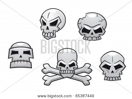 Halloween or Pirate themed skull set