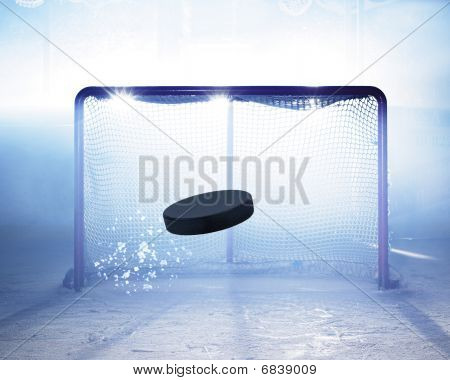 ice hockey goal