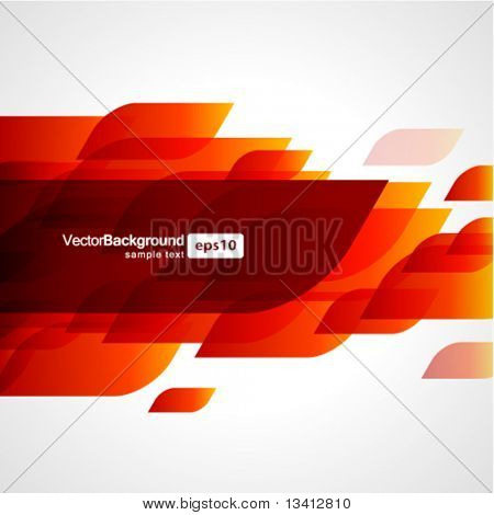 Abstract fly shapes vector background