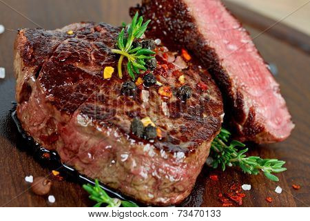 grilled steak