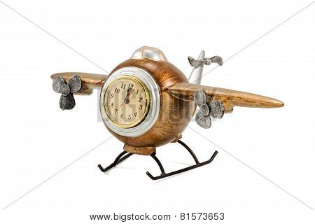 Decorative Airplane With Clock