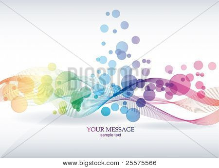 Abstract colorful background. Vector.