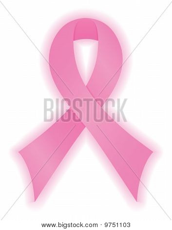 Smooth Pink Awareness Ribbon