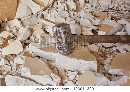 Hammer Demolition Material