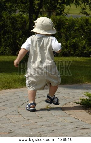 Baby Boy Walking