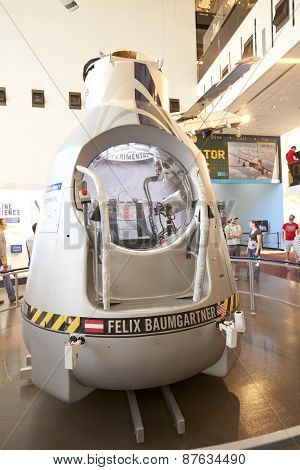 The Red Bull Stratos capsule