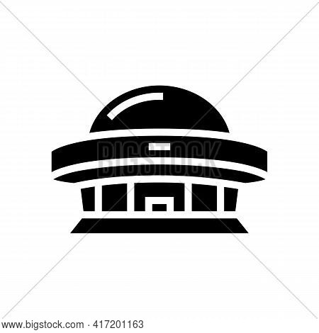 Construction Planetarium Line Icon Vector. Construction Planetarium Sign. Isolated Contour Symbol Bl