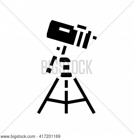 Catadioptric Planetarium Line Icon Vector. Catadioptric Planetarium Sign. Isolated Contour Symbol Bl