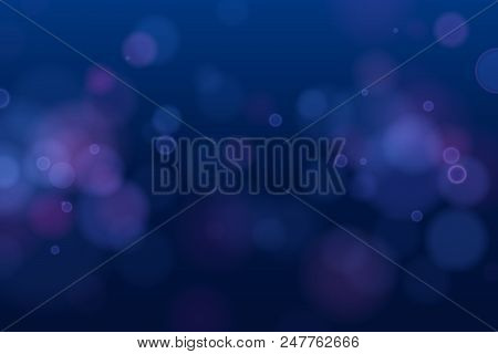 Abstract Defocused Circular Bokeh Sparkle Glitter Lights Background. Magic Christmas Background. Ele