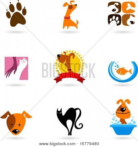 Cats, dogs and other pet icons