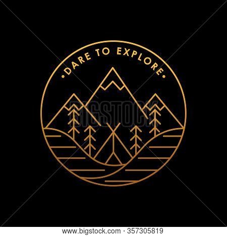 Mountains. Mountain logo vector. Mountain icon vector. Mountain icon. Mountains logo. Mountain logo template. Mountains logo design. Mountains emblem logo. Mountains logo vector illustration for Outdoor Adventure.