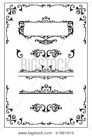 victorian decorative design elements