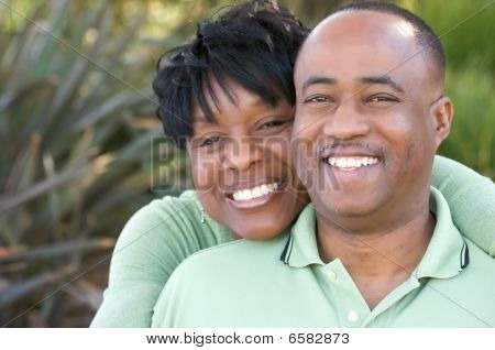 Attractive Happy African American Couple