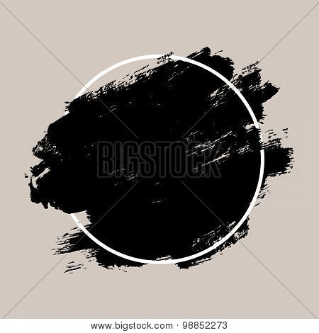 Abstract Textured Ink Brush Background