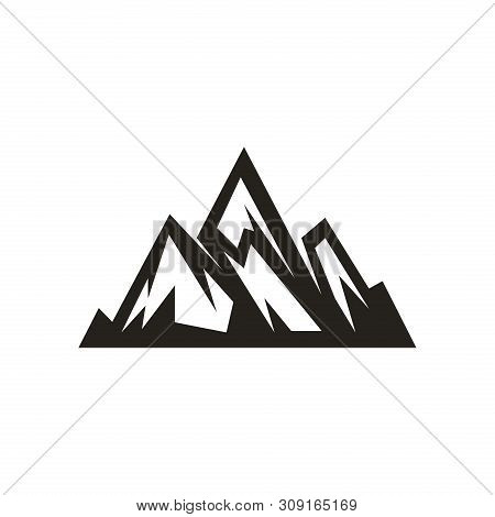 Mountains. Mountain logo. Mountain icons. Mountain icon vector. Mountain icon simple sign. Mountain icon flat. Mountain icon design illustration. Mountain icon image. Mountain hill logo. Climb logo design. Mountain rock logo.