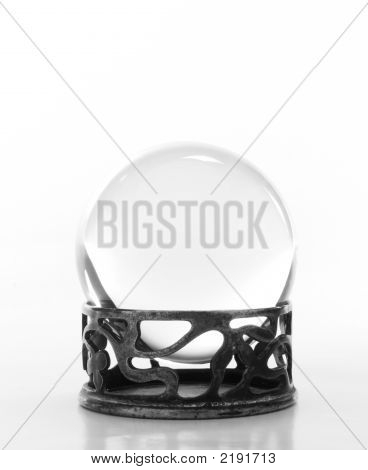 Plain Crystal Ball On Stand