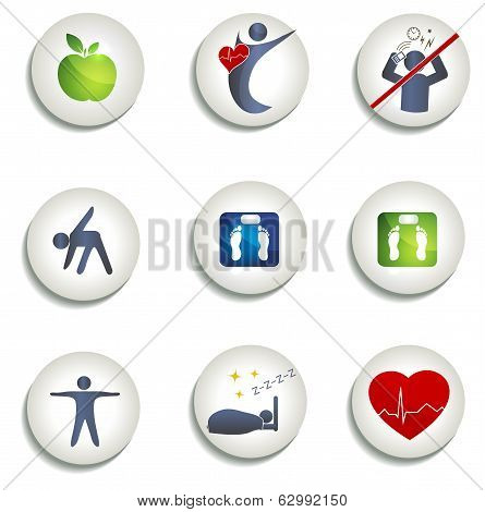 Normal Weight, Healthy Eating And Other Icons