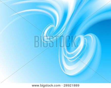 Abstract blue swirl background