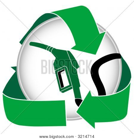 Green Gasoline Icon