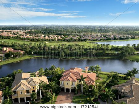 Florida Golf Sahası köprü