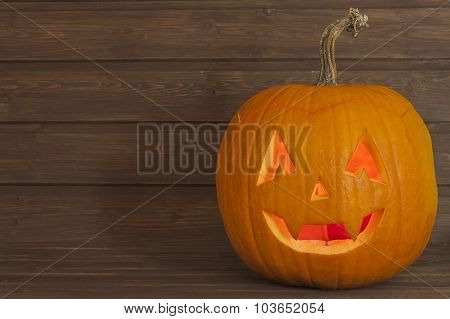 Scary Halloween pumpkin