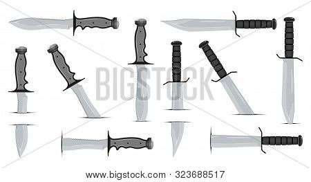 Set Combat Knife. Vector & Photo (Free Trial) | Bigstock