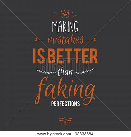 Inspirational and motivational quotes vector poster design.