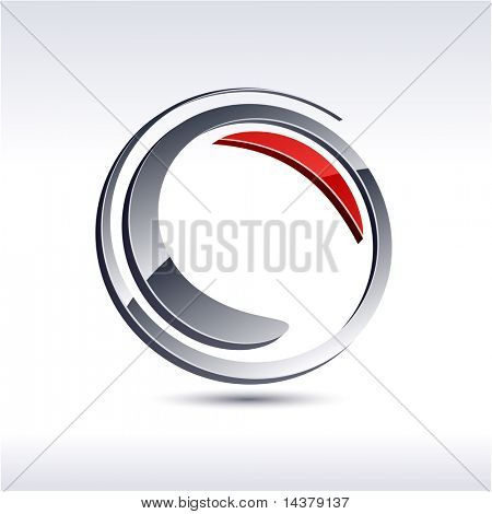 swirl 3d vector icon such logos..