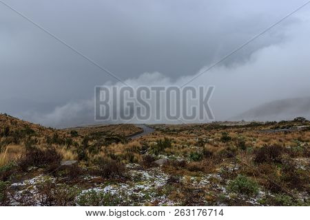 View On The Strato Vulcano Cotopaxi, Ecuador