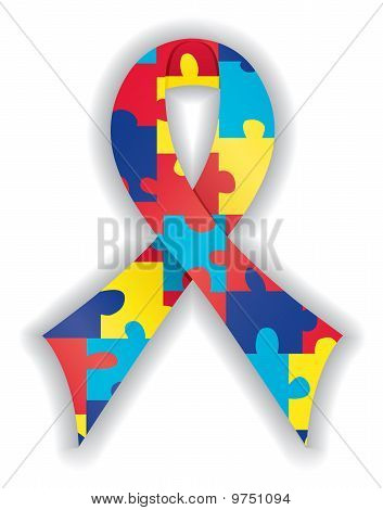 Smooth Autism Ribbon