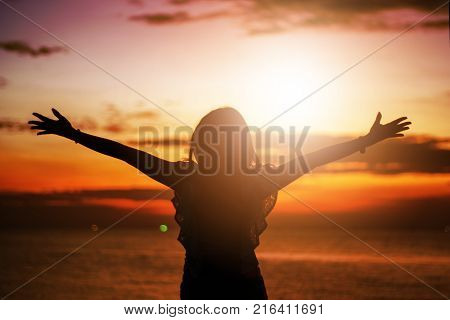 Human hands open palm up worship. Eucharist Therapy Bless God Helping Repent Catholic Easter Lent Mind Pray. Christian Religion concept background. fighting and victory for god