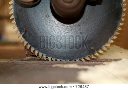 Detail of circular saw