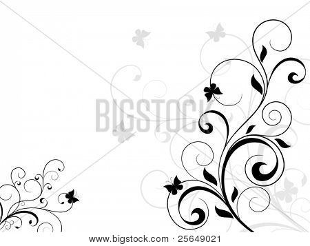 Abstract floral background.