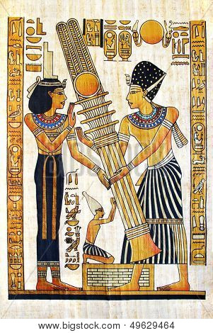 beautiful egyptian papyrus