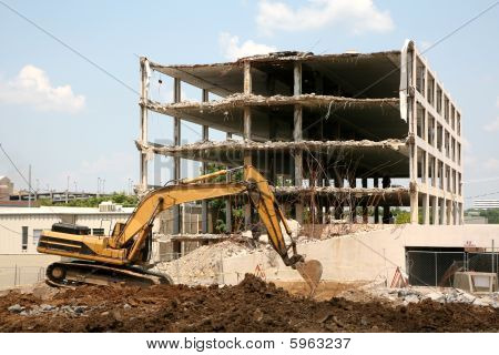 Demolition Of A 5 Story Building