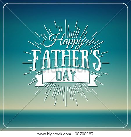 Retro Elements For Father's Day Calligraphic Designs. Vintage Ornaments.happy Father's Day Typograph