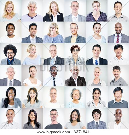 Group of Multiethnic Diverse Business People